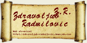 Zdravoljub Radmilović vizit kartica